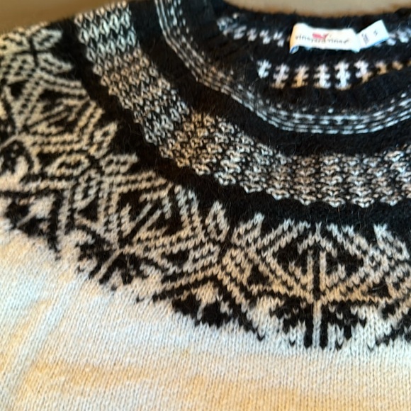 Vineyard Vines Women’s Merino Wool Mohair Blend Fair Isle Crew Neck Sweater S - Picture 7 of 7